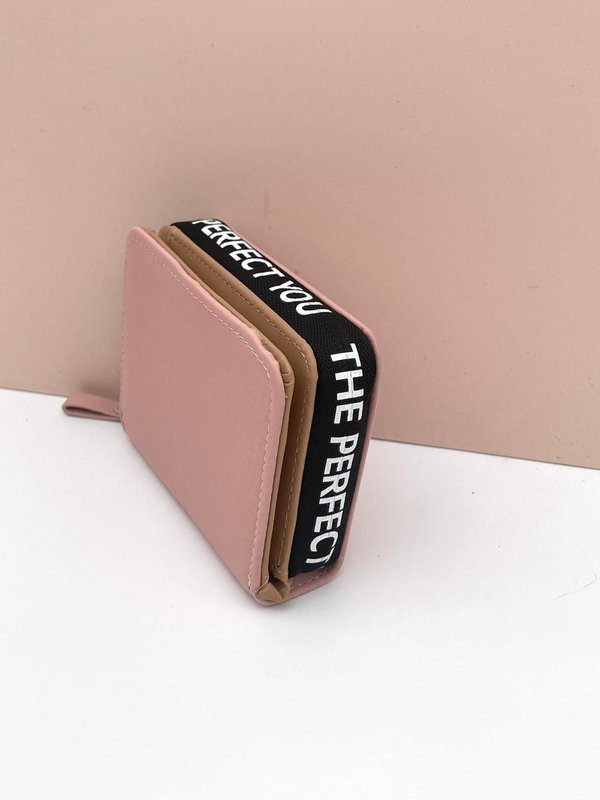 Monedero Letras Rosa