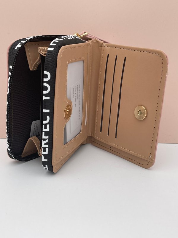 Monedero Letras Rosa