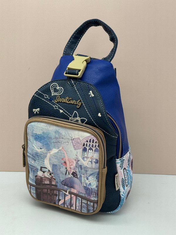 Mochila Antirrobo Sweet Candy Celeste