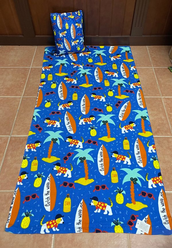 Conjunto Mochila D e Cuerdas / Toalla Infantil Perrito