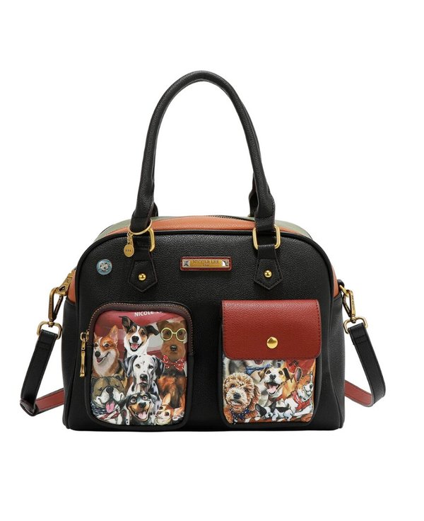 Conjunto de 3 Piezas (Bolso, Bandolera, Cartera) (Best Smile) Nicole Lee