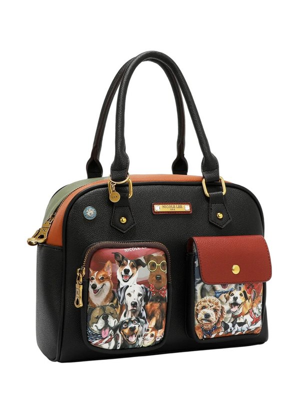 Conjunto de 3 Piezas (Bolso, Bandolera, Cartera) (Best Smile) Nicole Lee