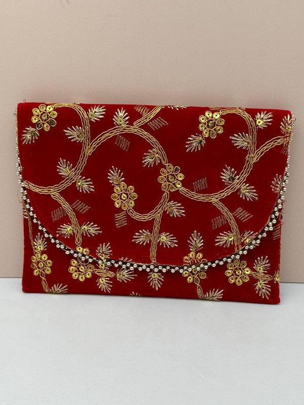 Bolso Rojo con Lentejuelas