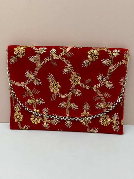 Bolso Rojo con Lentejuelas