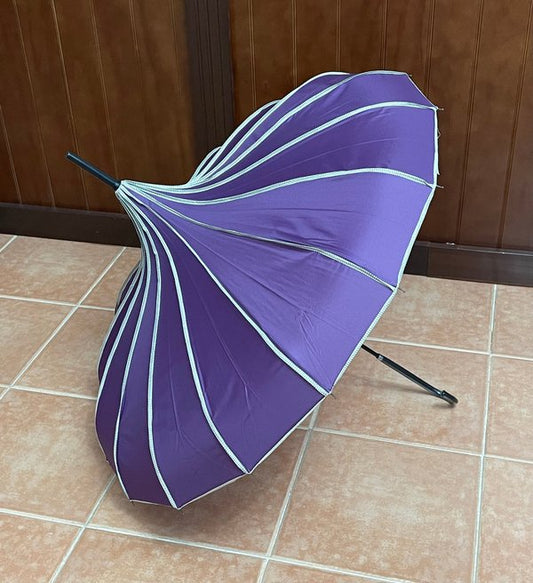 Paraguas Oriental 16 Varillas Violeta