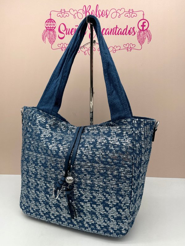 Bolso Vaquero Lentejuelas