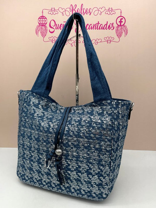 Bolso Vaquero Lentejuelas