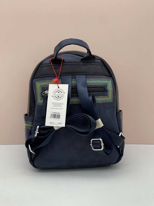 Mochila Frida Kahlo Sitting (Azul Oscuro)