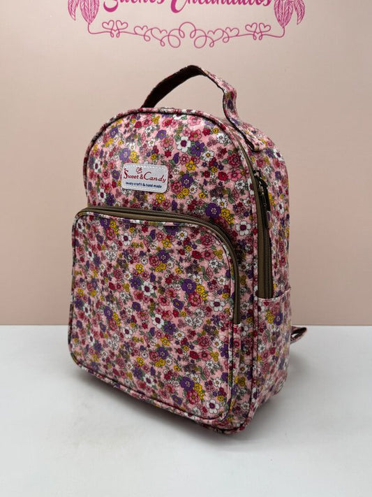 Mochila Impermeable Sweet Candy Estampado Floral