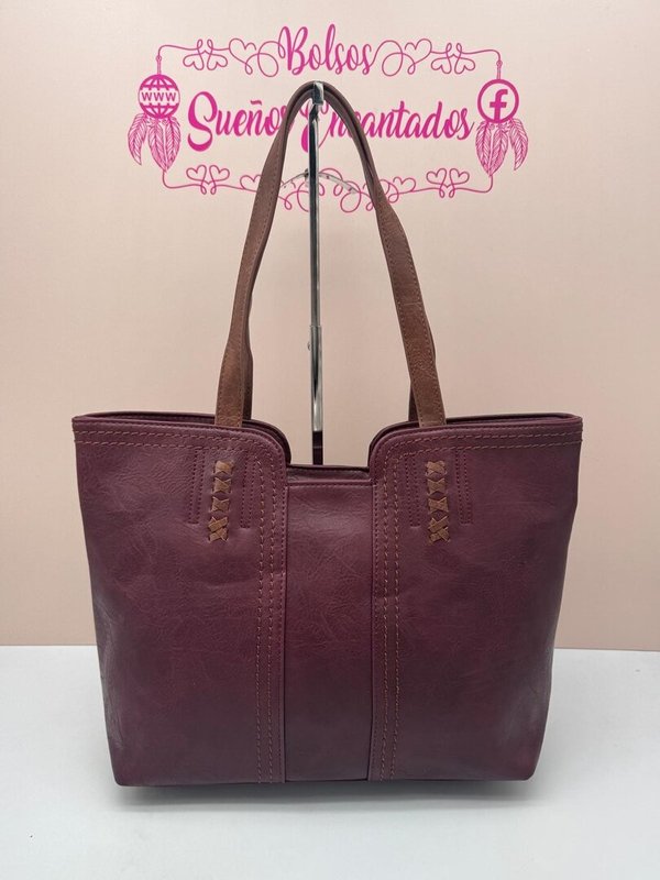 Bolso Asas Largas Burdeos