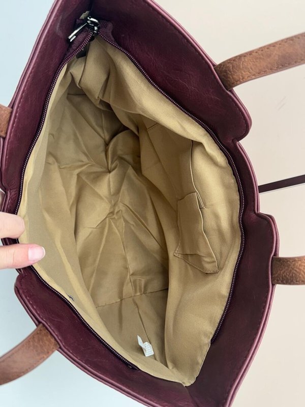 Bolso Asas Largas Burdeos