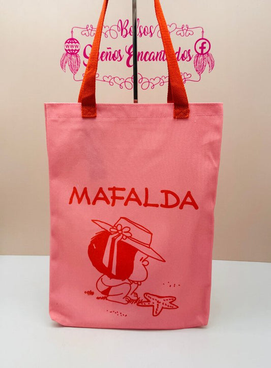 Bolso Tote Mafalda Rosa