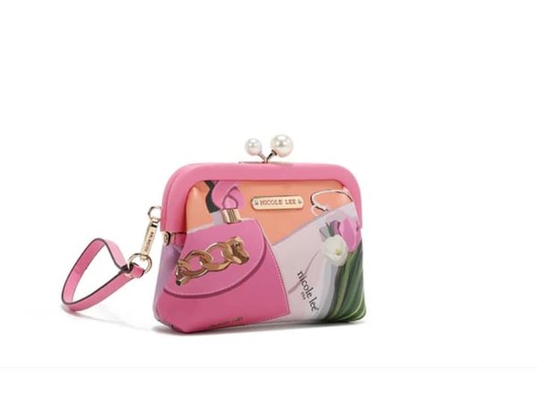 Monedero Chelsea Pearl (Violet Blossom) Nicole Lee