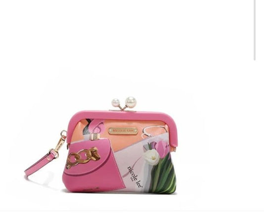 Monedero Chelsea Pearl (Violet Blossom) Nicole Lee