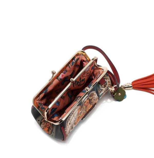 Estuche Monedero con Pulsera (Violet Blossom) Nicole Lee