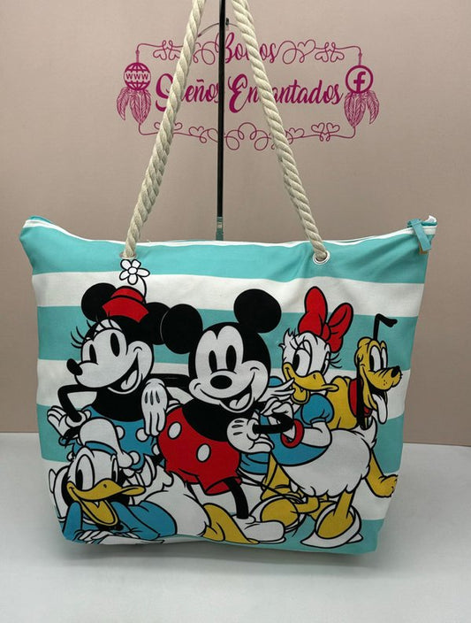 Bolsa de Playa Mickey y Sus Amigos