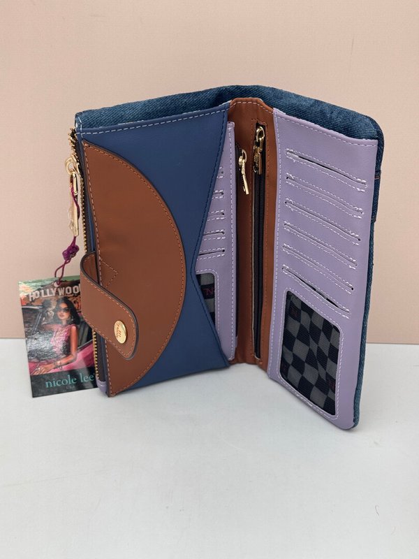 Cartera Plegable Denin (Bloqueo RFID) Nicole Lee