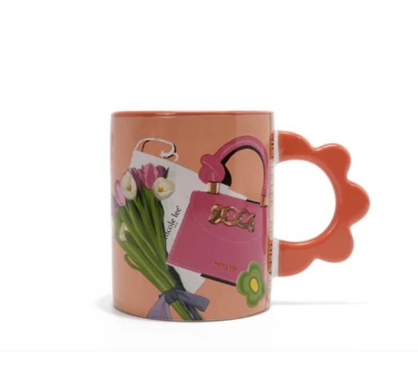 Taza de Cerámica Petal (Violet Blossom) Nicole Lee