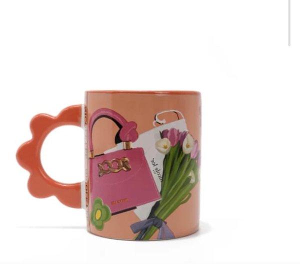 Taza de Cerámica Petal (Violet Blossom) Nicole Lee