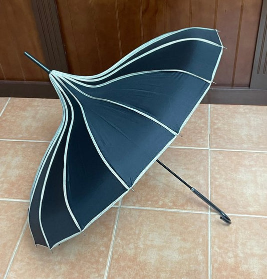 Paraguas Oriental 16 Varillas Negro