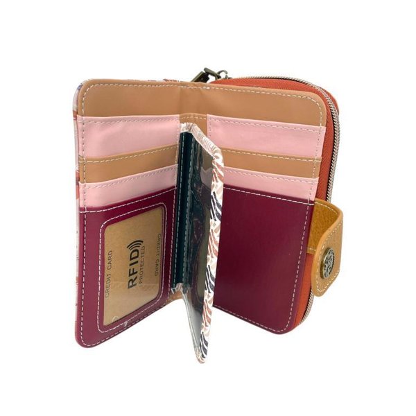 Cartera Billetera Sweet Candy con Tarjetero Extraíble Celeste