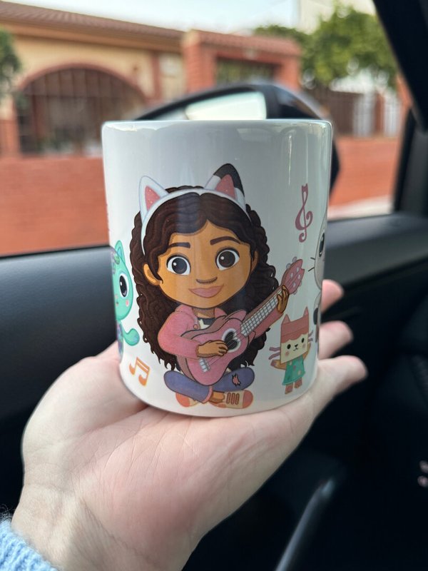 Taza de Cerámica de 325 Ml en Caja de Regalo de Gabby's Dollhouse