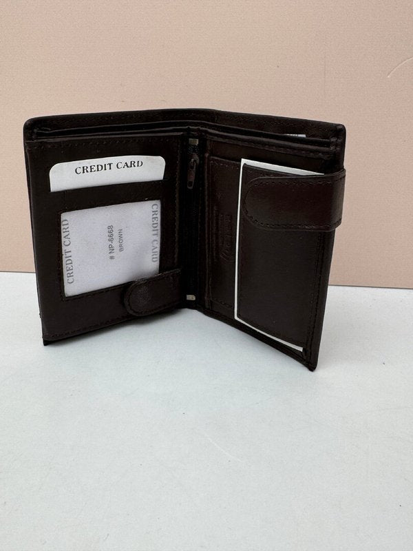 Cartera para Hombre Billetera Cierre Corto