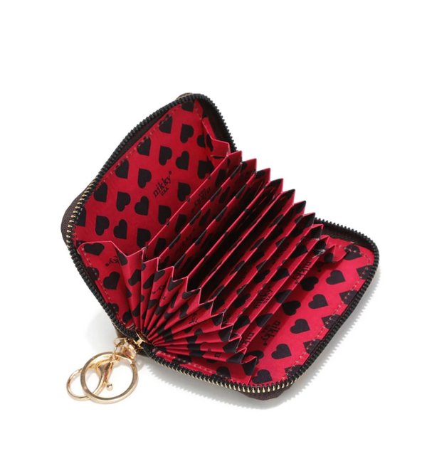 Tarjetero de Acordeon con Cremallera Nikky