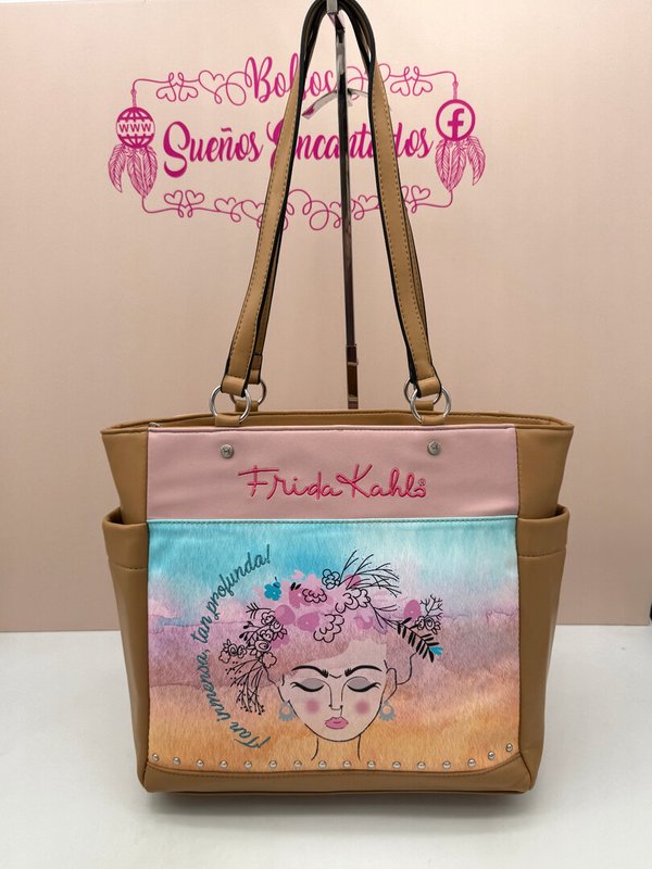 Bolso Tote Frida Kahlo Aquarel
