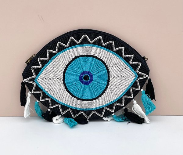 Cartera de Mano/bandolera Étnica Ojo