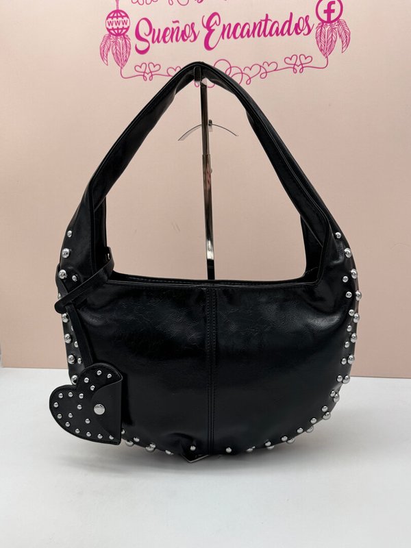 Bolso Corazón Tachuelas