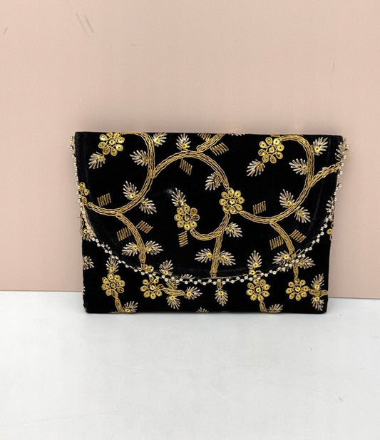 Bolso Negro con Lentejuelas Negro