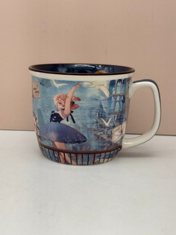 Taza de Cerámica Sweet Candy Celeste