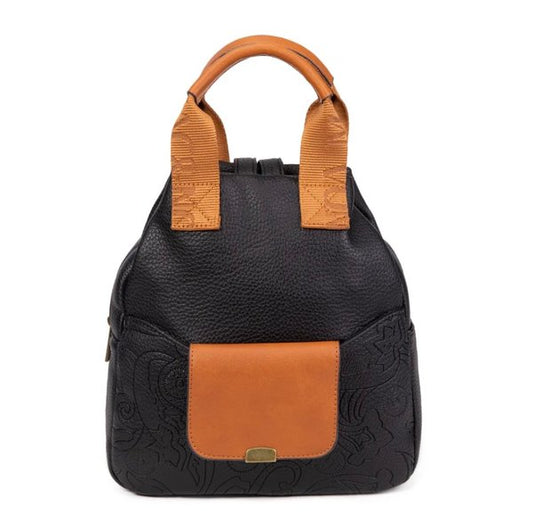 Mochila Bicolor con Relieve