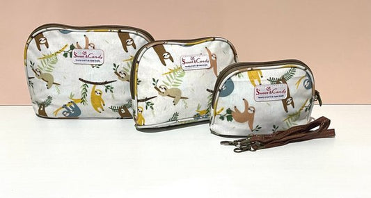 Set Neceser Plastificado Monitos