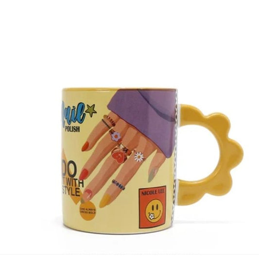 Taza de Cerámica Petal (Esmalte de Uñas) Nicole Lee