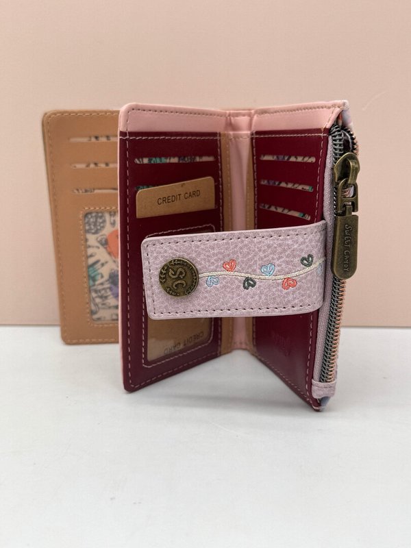 Cartera Billetera con Tarjetero Extraible Sweet Candy Lila