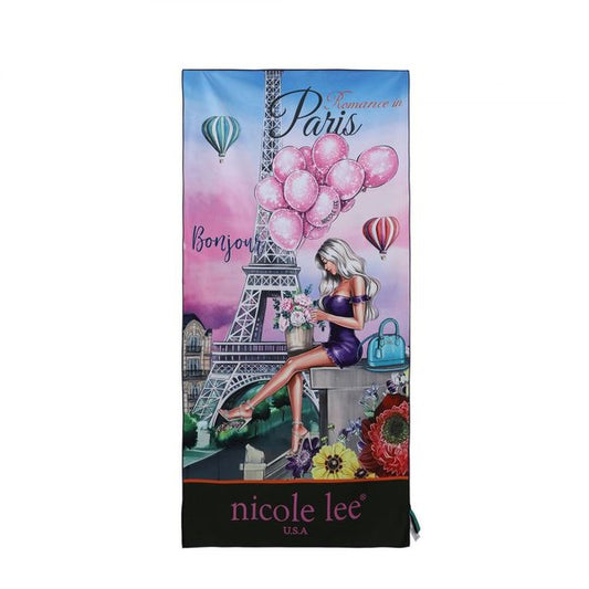 Toalla Nicole Lee con Funda Enrollable para Hombro Paris