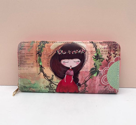 Cartera Muñecas Diadema de Flores