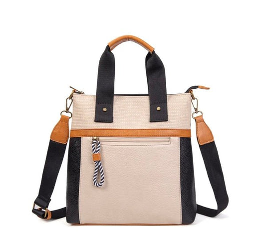 Mochila Bicolor Convertible en Bolso