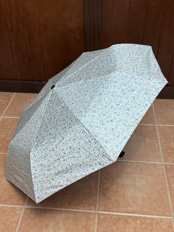 Paraguas Protección Solar Flores