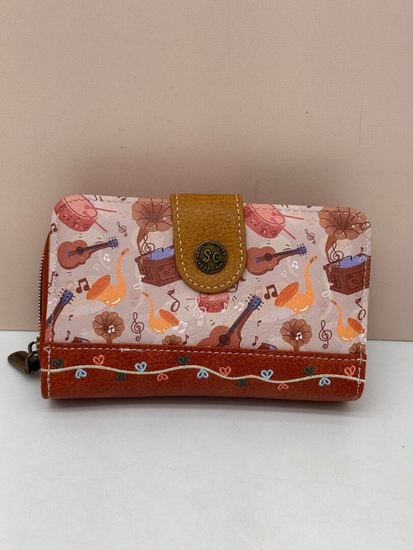 Cartera Billetera Sweet Candy con Tarjetero Extraíble Marrón