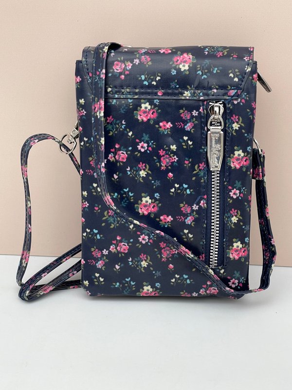 Bolso Cuelga Móvil Impermeable Sweet Candy Estampado Liberty (Tono Azul Oscuro)