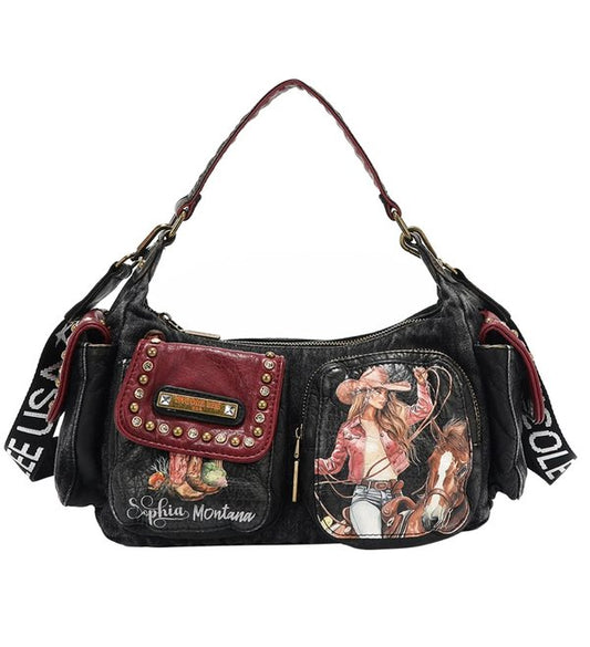 Bolso de Mano de Denim (Sofia Montana)