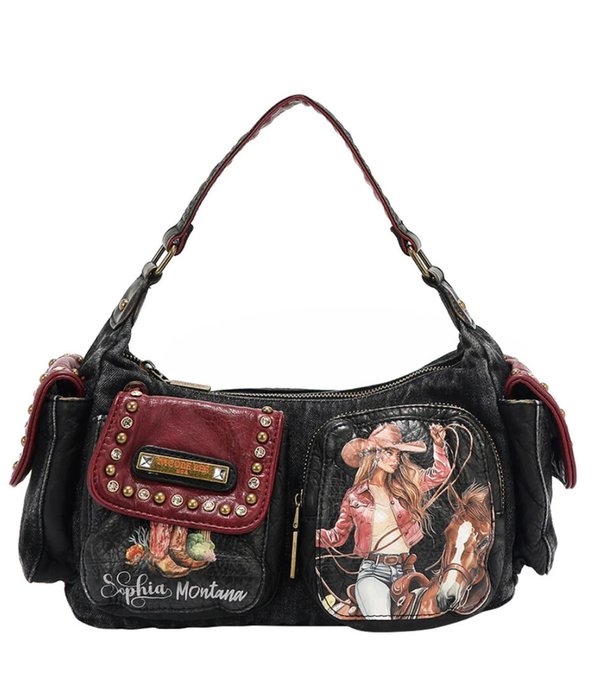 Bolso de Mano de Denim (Sofia Montana)