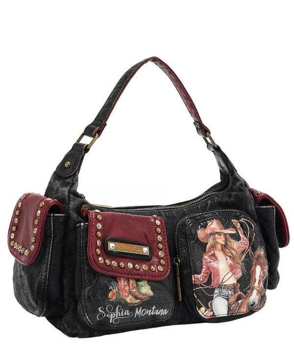 Bolso de Mano de Denim (Sofia Montana)