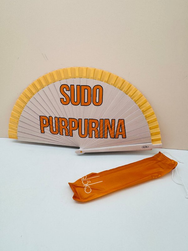 Abanico Gokko Sudo Purpurina