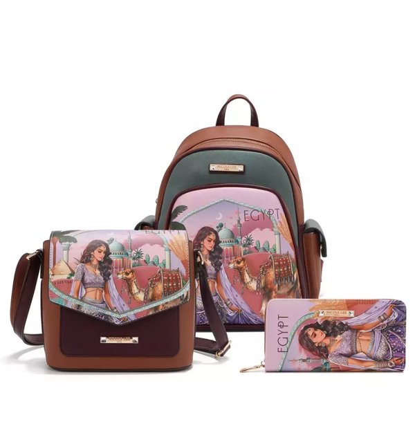 Queen Cleopatra el Conjunto de 3 Piezas "Reina Cleopatra" Nicole Lee