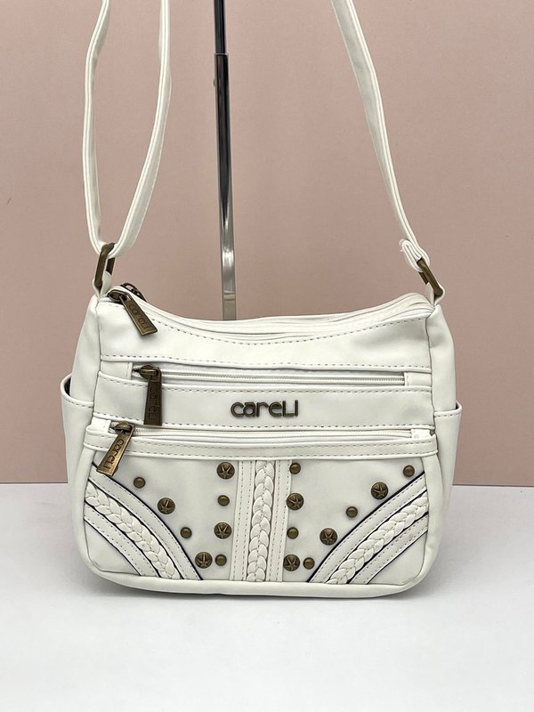 Bolso Careli Champán con Tachuelas