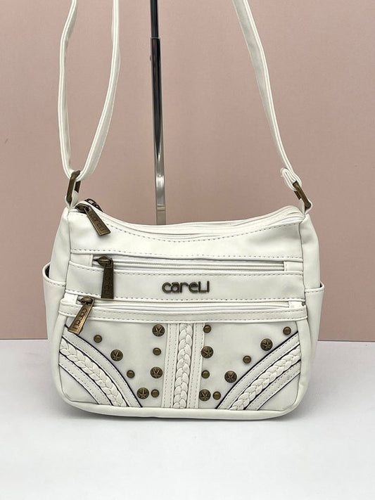 Bolso Careli Champán con Tachuelas